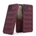 Etui Magic Shield Case Braders do Samsung Galaxy A12 burgundowy