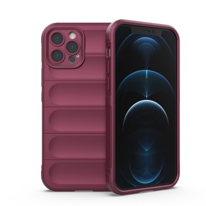 Etui Magic Shield Case Braders do iPhone 12 Pro burgundowy