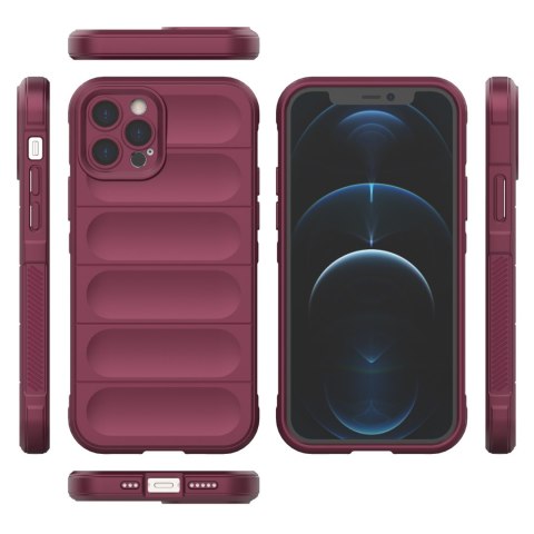 Etui Magic Shield Case Braders do iPhone 12 Pro burgundowy