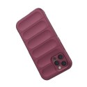 Etui Magic Shield Case Braders do iPhone 12 Pro burgundowy