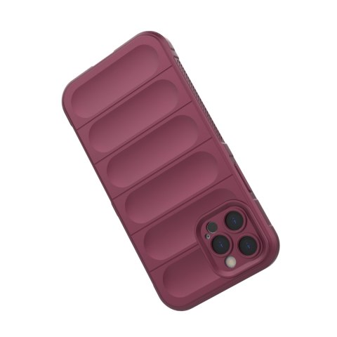 Etui Magic Shield Case Braders do iPhone 12 Pro burgundowy