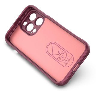 Etui Magic Shield Case Braders do iPhone 13 Pro Max burgundowy