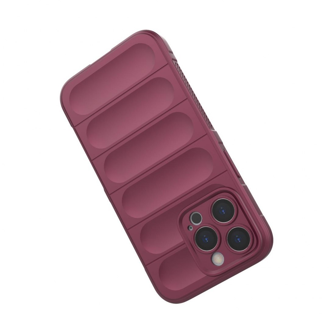 Etui Magic Shield Case Braders do iPhone 13 Pro Max burgundowy