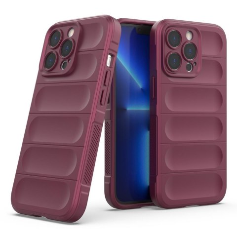 Etui Magic Shield Case Braders do iPhone 13 Pro Max burgundowy