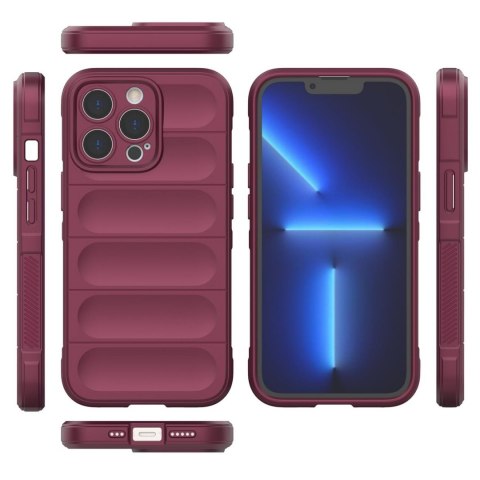 Etui Magic Shield Case Braders do iPhone 13 Pro Max burgundowy