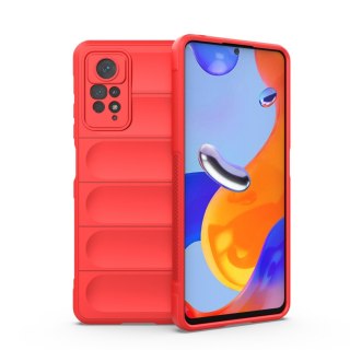 Etui Magic Shield Case Braders do Xiaomi Redmi Note 11 Pro czerwony