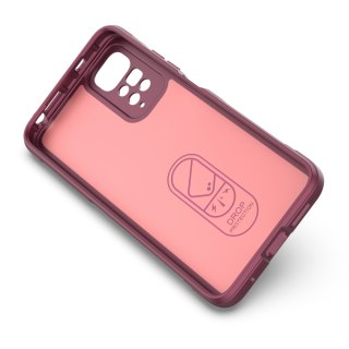 Etui Magic Shield Case Braders do Xiaomi Redmi Note 11 burgundowy