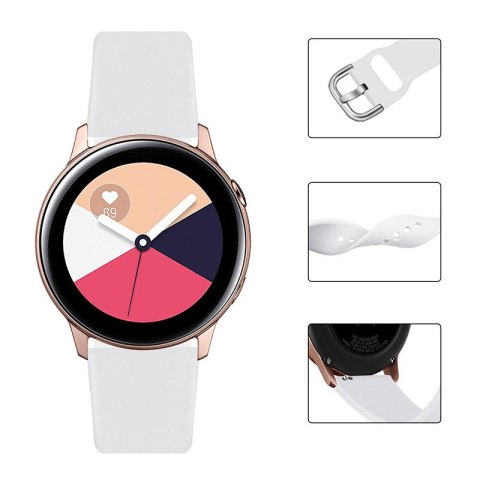 Pasek Silicone opaska do Samsung Galaxy Watch 45 / 46 / 47 mm ciemnoniebieski