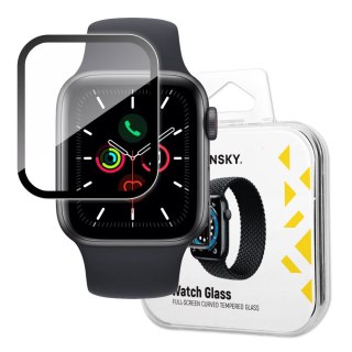 Szkło Hybrydowe do Apple Watch 6 / 5 / 4 / SE 40mm czarny