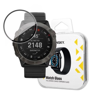 Szkło Hybrydowe do Garmin Fenix 6 Pro czarny