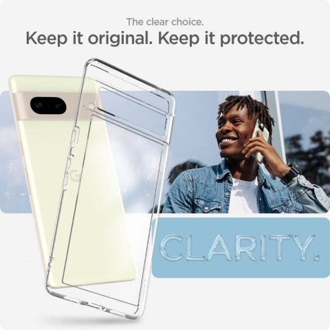 Etui Spigen Ultra Hybrid do Google Pixel 7 Crystal Clear