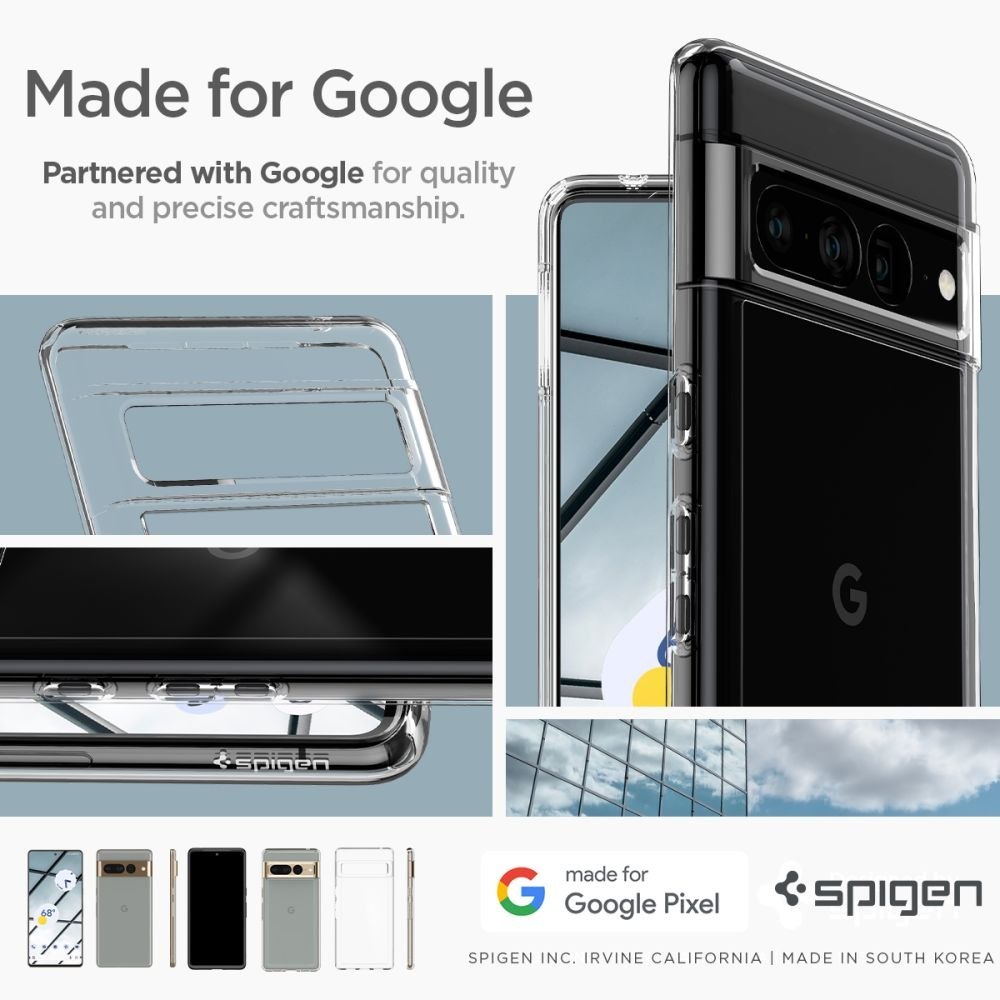 Etui Spigen Ultra Hybrid do Google Pixel 7 Pro Crystal Clear