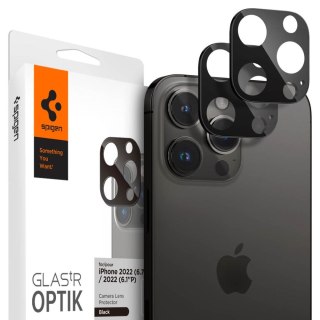 OSŁONA APARATU SPIGEN OPTIK.TR CAMERA PROTECTOR 2-PACK IPHONE 14 PRO / 14 PRO MAX BLACK