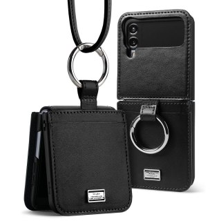 RINGKE SIGNATURE FOLIO GALAXY Z FLIP 4 BLACK