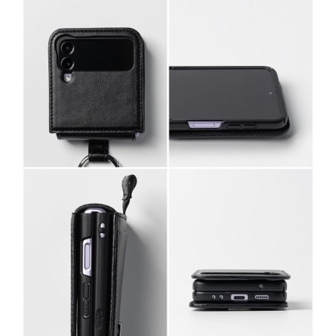 RINGKE SIGNATURE FOLIO GALAXY Z FLIP 4 BLACK