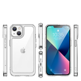 Etui Outer Braders z żelową ramką do iPhone 14 Plus przezroczysty