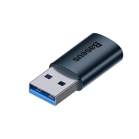 Baseus Ingenuity Series Mini przejściówka adapter USB 3.1 OTG do USB Typ C niebieski (ZJJQ000103)