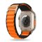 Pasek Nylon Pro do Apple Watch 4 / 5 / 6 / 7 / 8 / SE / Ultra (42 / 44 / 45 / 49 mm) Black / Orange