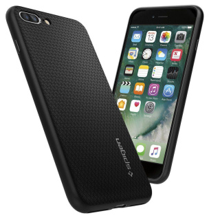 Etui Spigen Liquid Air + Szkło Hartowane do iPhone 7 Plus / 8 Plus Black