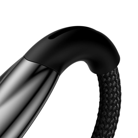 Baseus Glimmer Series kabel z szybkim ładowaniem USB-C 480Mb/s PD 100W 1m czarny