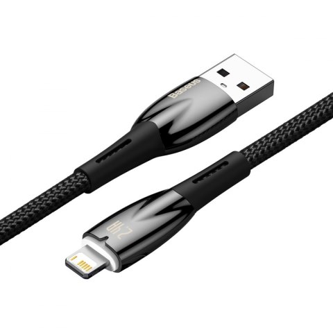Baseus Glimmer Series kabel z szybkim ładowaniem USB-C - Lightning 480Mb/s 2.4A 2m czarny