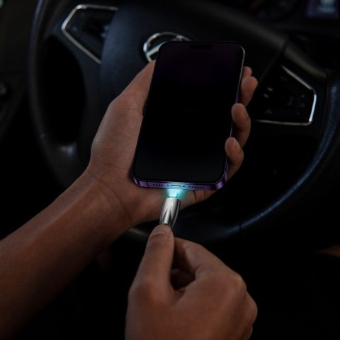 Baseus Glimmer Series kabel z szybkim ładowaniem USB-C - Lightning 480Mb/s 2.4A 2m czarny