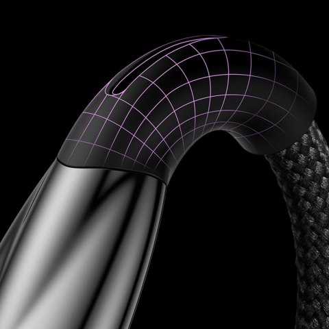 Baseus Glimmer Series kabel z szybkim ładowaniem USB-C - Lightning 480Mb/s 2.4A 2m czarny