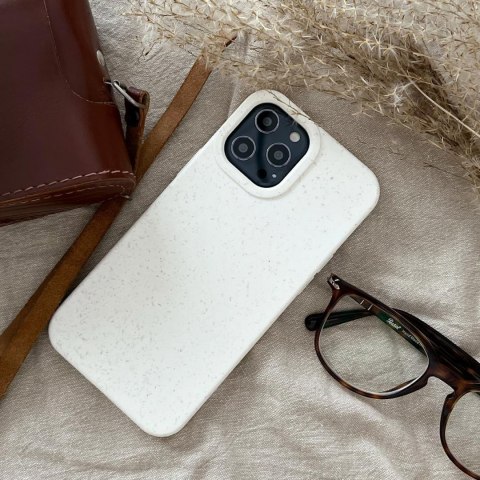 Eco Case etui iPhone 14 Plus silikonowy degradowalny pokrowiec białe