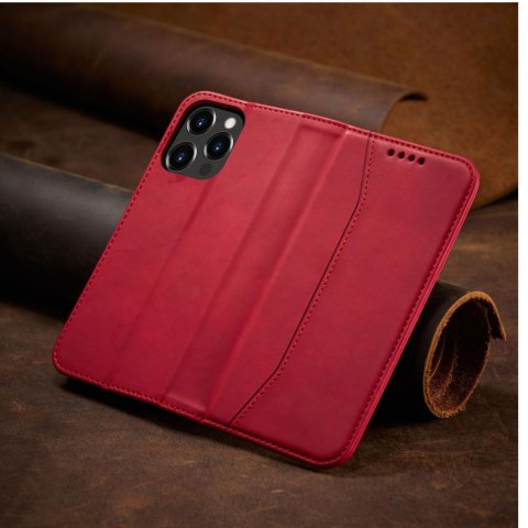 Magnet Fancy Case etui iPhone 14 Pro pokrowiec z klapką portfel podstawka czerwone