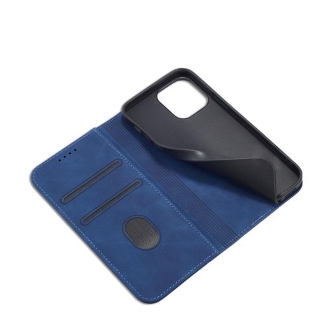 Magnet Fancy Case etui iPhone 14 Pro pokrowiec z klapką portfel podstawka niebieskie