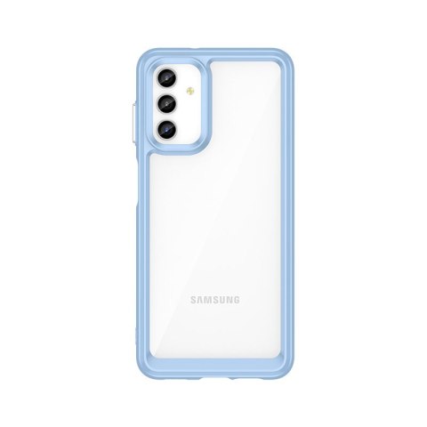 Etui Outer Braders z Ramką do Samsung Galaxy A13 5G niebieski