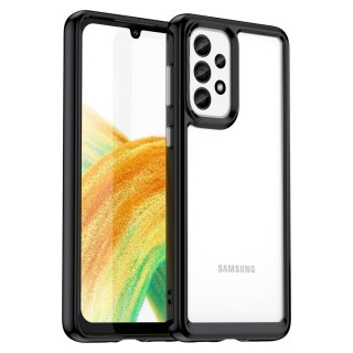 Etui Outer Braders z Ramką do Samsung Galaxy A33 5G czarny