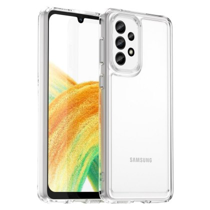 Etui Outer Braders z Ramką do Samsung Galaxy A33 5G przezroczyste