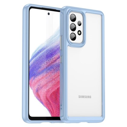 Etui Outer Braders z Ramką do Samsung Galaxy A53 5G niebieski