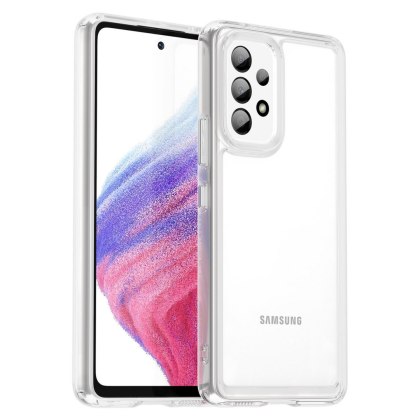 Etui Outer Braders z Ramką do Samsung Galaxy A53 5G przezroczysty