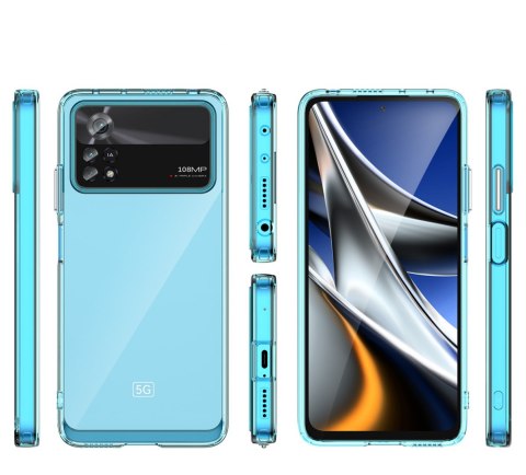 Etui Outer Braders z Ramką do Xiaomi Poco X4 Pro 5G niebieski