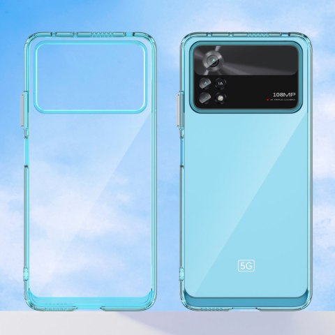 Etui Outer Braders z Ramką do Xiaomi Poco X4 Pro 5G niebieski