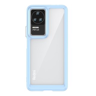 Etui Outer Braders z Ramką do Xiaomi Poco F4 5G niebieski