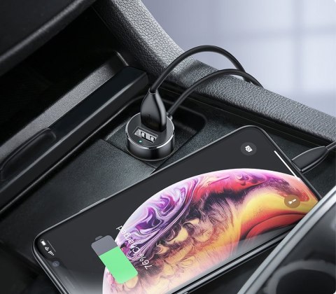 Baseus ładowarka samochodowa 2x USB 3.1A (17W) + 2x gniazdo zapalniczki (80W) czarny (CRDYQ-01)