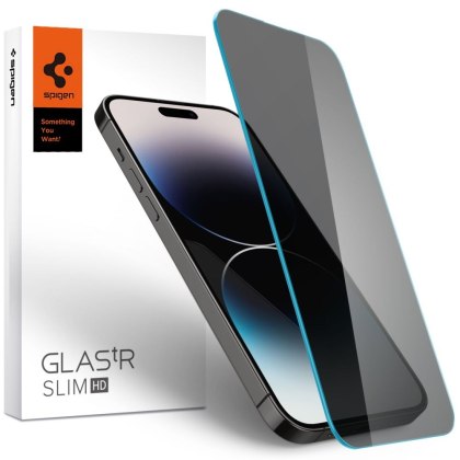 SZKŁO HARTOWANE SPIGEN GLAS.TR SLIM IPHONE 14 PRO MAX PRIVACY