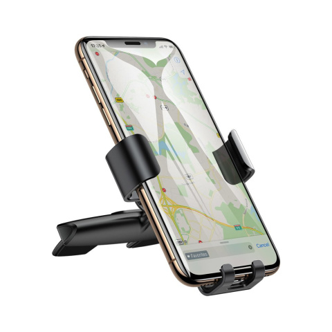 Uchwyt Samochodowy Grawitacyjny do slotu CD czarny Baseus Metal Age Gravity Car Mount