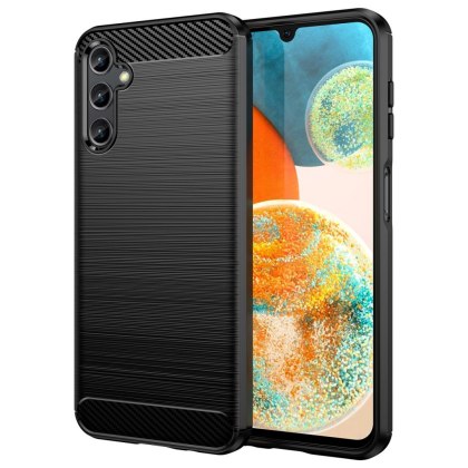 Etui Carbon Case do Samsung Galaxy A14 5G elastyczny czarny