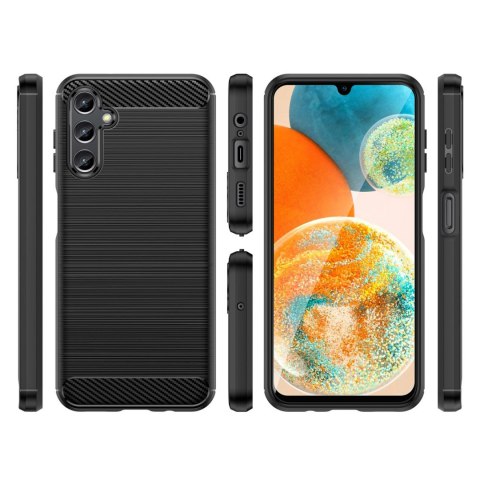 Etui Carbon Case do Samsung Galaxy A14 5G elastyczny czarny