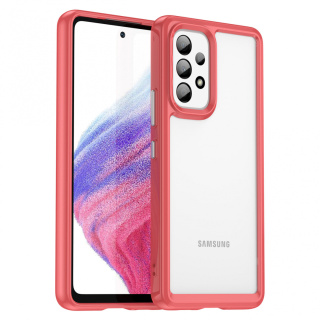 Etui Outer Braders z Ramką do Samsung Galaxy A53 5G czerwony