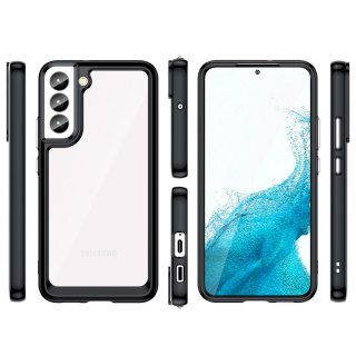 Etui Outer Braders z elastyczną ramką do Samsung Galaxy S23+ czarne