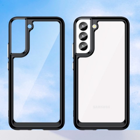 Etui Outer Braders z elastyczną ramką do Samsung Galaxy S23+ czarne