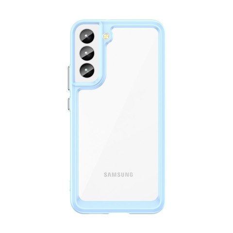 Etui Outer Braders z elastyczną ramką do Samsung Galaxy S23 niebieskie