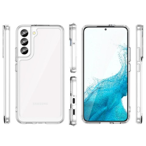 Etui Outer Braders z elastyczną ramką do Samsung Galaxy S23+ przezroczyste