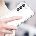 Etui Outer Braders z elastyczną ramką do Samsung Galaxy S23+ przezroczyste