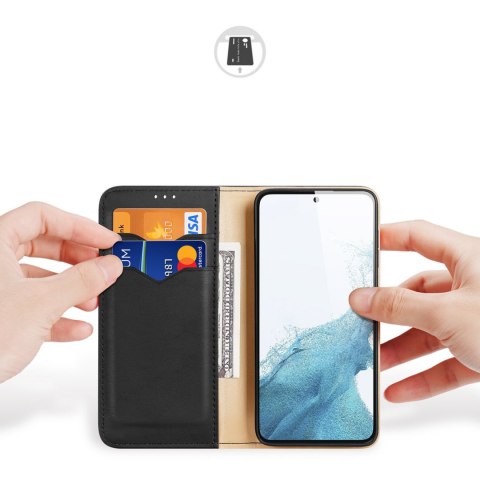 Etui Dux Ducis Hivo blokada RFID do Samsung Galaxy S23+ czarne